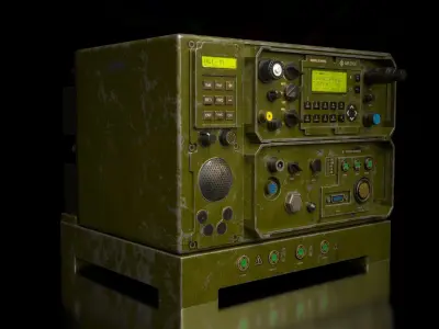 Military Radio Free 3D model purchase