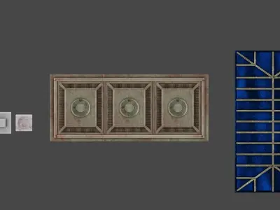 RoofTopProps Low-poly 3D model