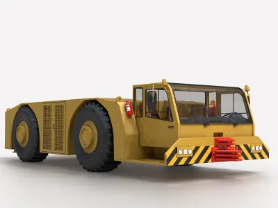 Aircraft Hauler Vehicle 3D model