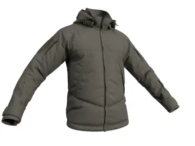 UF Pro Delta OL 4 Tactical Winter Jacket - Marvelous Designer 3D model
