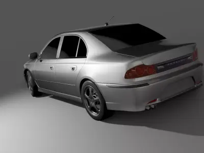 Proton Perdana 2003 3D model