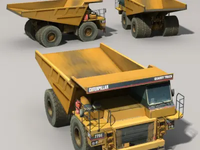 Dumper Truck Low-poly 3D model