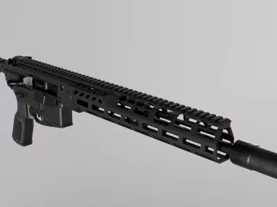 SIG Sauer CSAW RECCE MCX Spear LT Low-poly 3D model