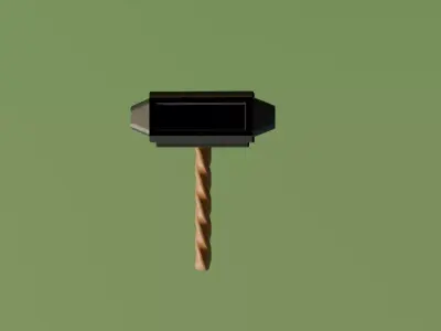 Weapons Low-poly 3D model