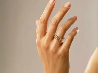 Nexamo labs Gold Ring 06 3D print model