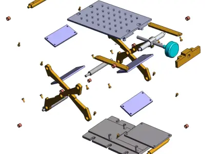 Lifting Platform 3D model
