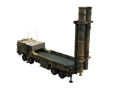 Hyeonmu3 launch vehicle 3D model