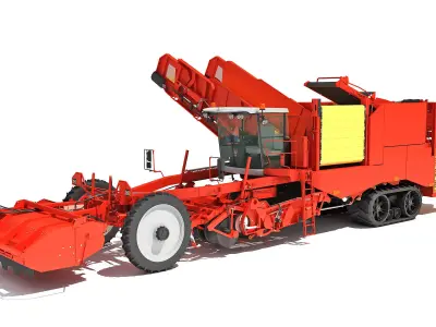 Potato Combine Harvester 3D model