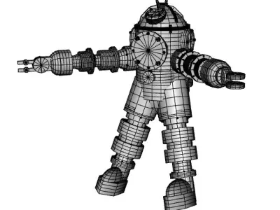 TRITONIA002XD diving suit 3D model