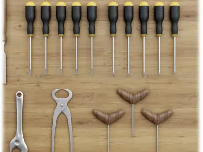 Carpentry Tools 3D model