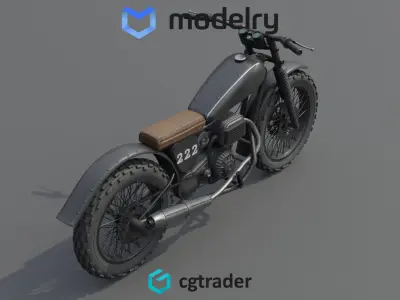 Trials Motorcycle 3D model