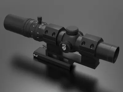 Nightforce ATACR LPVO Low-poly 3D model