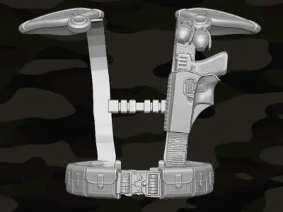 Taurus GI Joe Fan Art 3D printables for action figures 3D print model