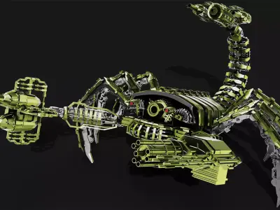 Robot Scorpion 3D model purchase