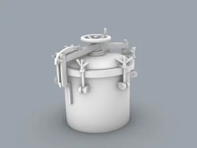 Ship Hatch 3 PM 3D print model