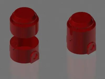 24VDC Siren Free 3D model