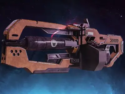 super gun 3D model