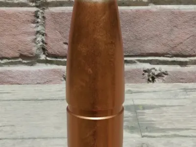 50 BMG Bullet military variations 3D model