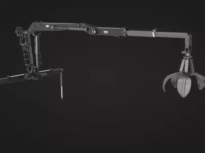 Grab Crane 3D model