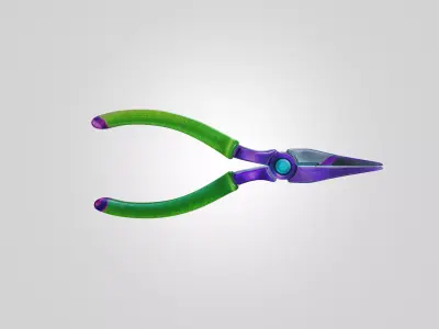 Stylized Precision Grip Tool - Game Ready 3D Model Free low-poly 3D model