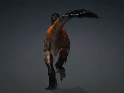 Austroraptor dinosaur 3D model type of dinosure Free 3D model