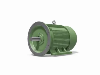 250M B35 Left 2 Pole IEC electric motor - 3D CAD model 3D model