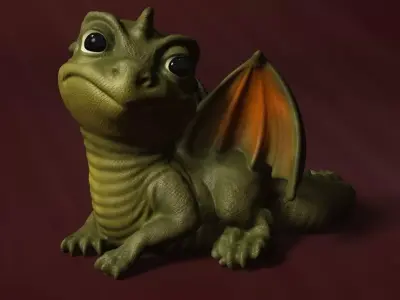 Baby Dragon 3D model buy