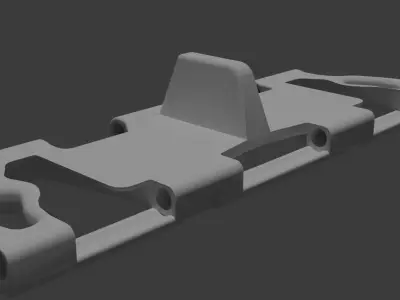 Panzer III - IV Tracks Free low-poly 3D model