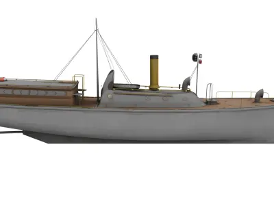 17m Motor pinnace 3D model