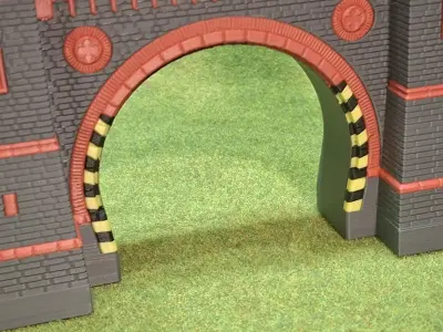 German portal Weilburg North 1-87 FDM color 3D print model