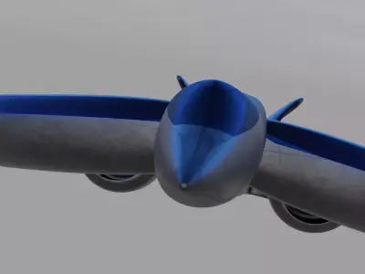 Sci-fi Fighter 3D model