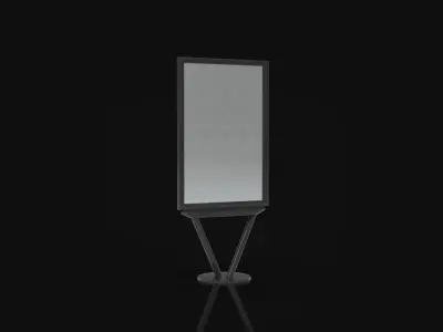 Outdoor Advertising Stand V10 3D model