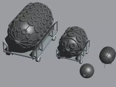 NAVAL Balloon Fender 3D model