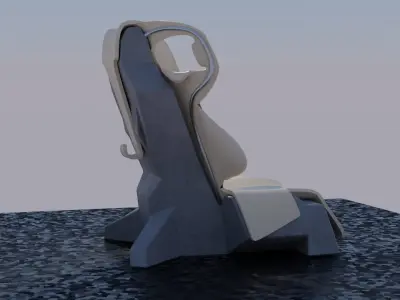 Sci-Fi chair Free 3D model