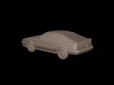 crysler daytona shelby z 1987 3d print model 3D print model