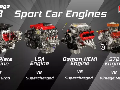 Engines Package - V3- Sport Car Engines