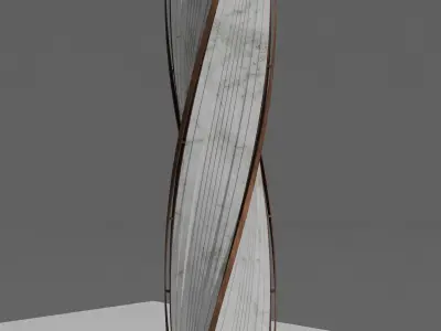 Ancient Columns 3D model