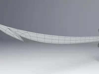 sword Low-poly 3D model 102