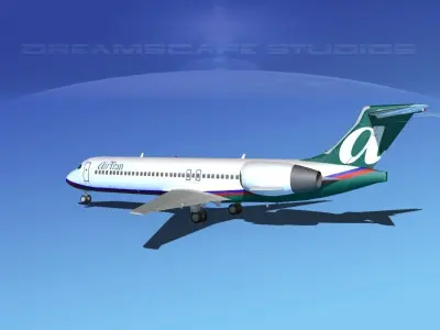 Boeing 717-200 Air Tran 1 3D model