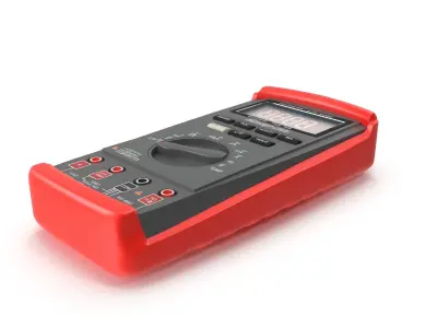 SO Auto Range Digital Multimeter Low-poly 3D model