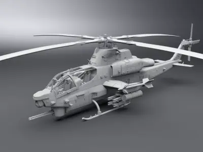 Ah1z Viper Scale model  3D print model
