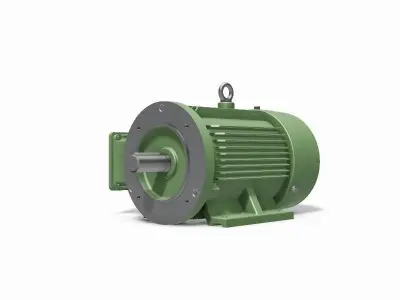 100L B34b Left IEC electric motor - 3D CAD model 3D model