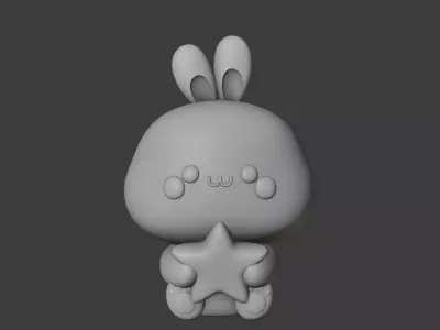 rabbit 55 3D print model