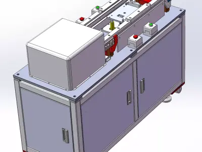 With assembly line lift 3D model