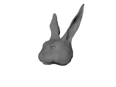 Bunny head Free 3D model