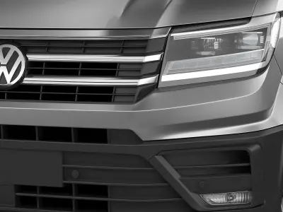 VW Crafter II 2017 L1H2 Bus 3D model