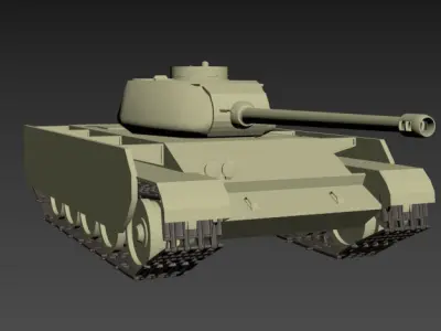 T-44 122 3D model