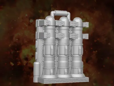 Bazooca Kit for action figures 3D print model