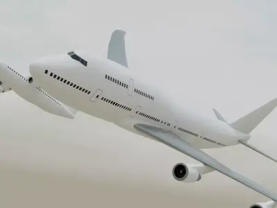 Boeing 747 3D model purchase
