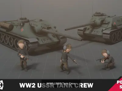 WW2 Polygon Bundle 3D Model Pack